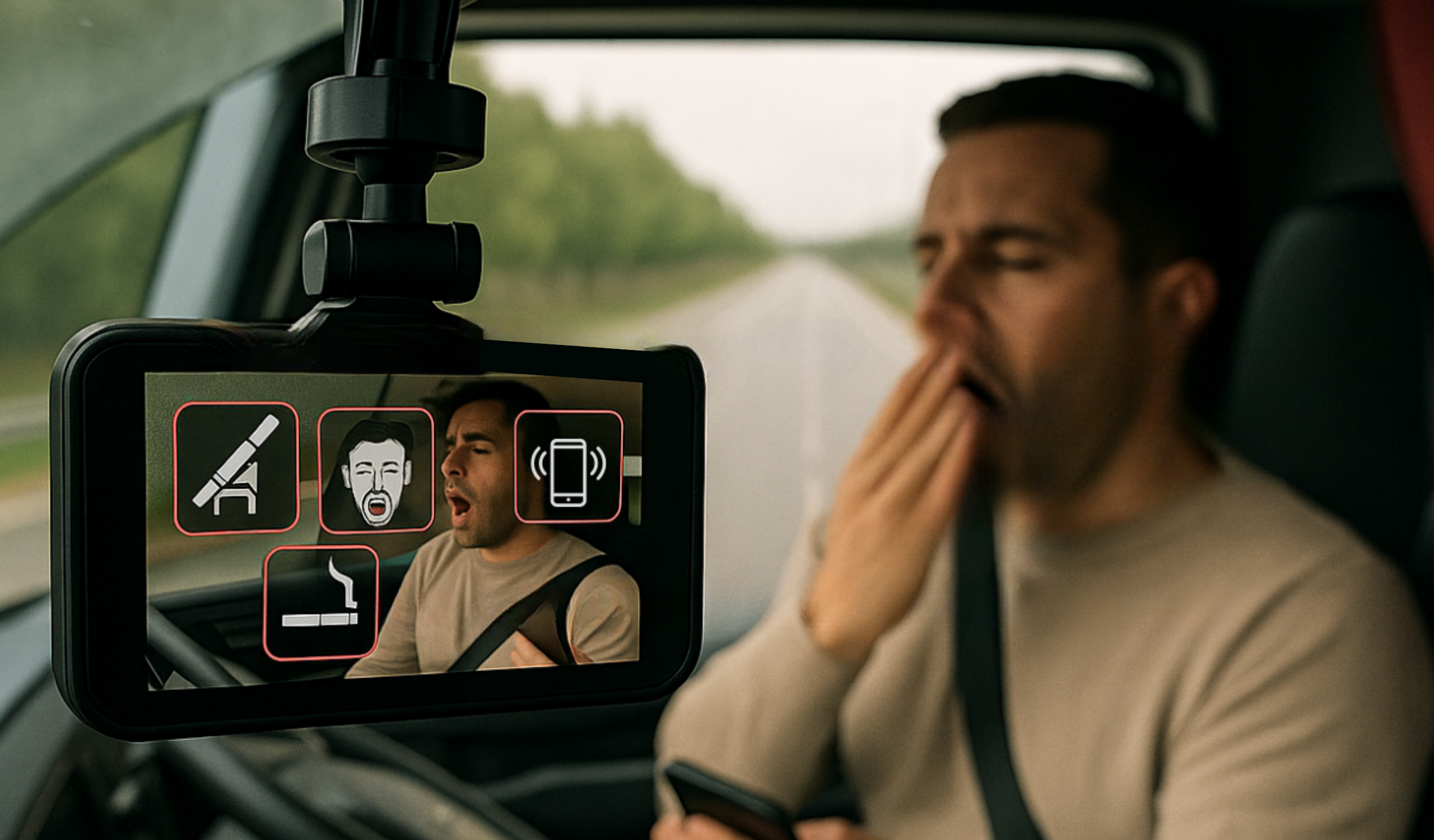 Dashcam intelligenti per flotte monitoraggio