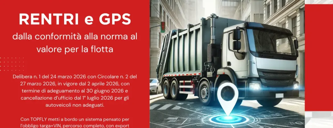 Obbligo GPS RENTRI per flotte Categoria 5: cosa cambia nel 2026