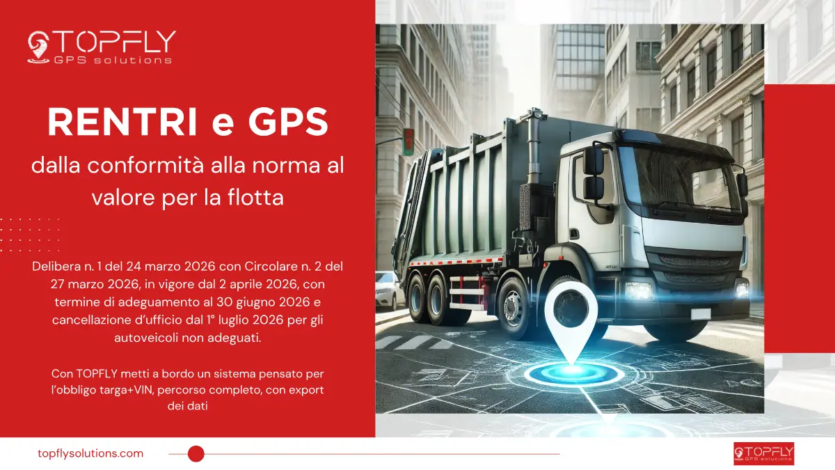 Obbligo GPS RENTRI per flotte Categoria 5: cosa cambia nel 2026